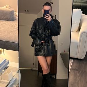 Princess Polly - Black Leather Jacket